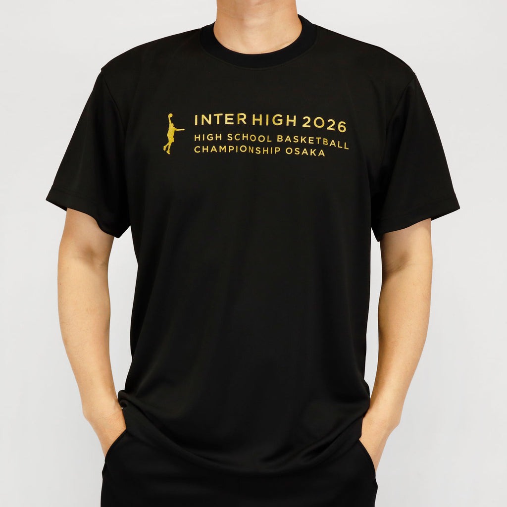 [IH大会記念 受注予約商品] インザペイント 大阪 インターハイ 2026 出場チーム名入り ゴールドレターズ Tシャツ IH2619