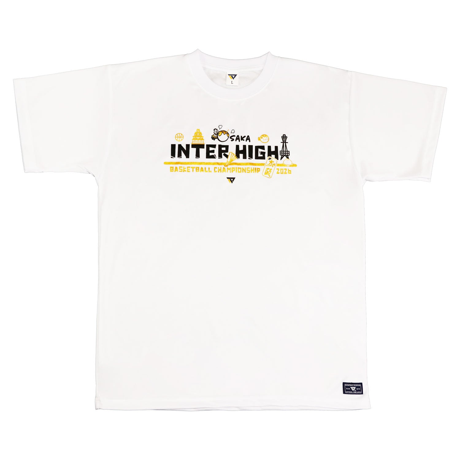 [IH大会記念 受注予約商品] ベンチウォーマー 大阪 インターハイ 2026 OSAKA スピリットTシャツ  IH2605