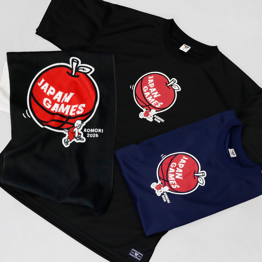 [国スポ 青森大会記念 2026 受注予約商品] ベンチウォーマー JAPAN GAMES AOMORI 2026 APPLE Tシャツ  KT2613