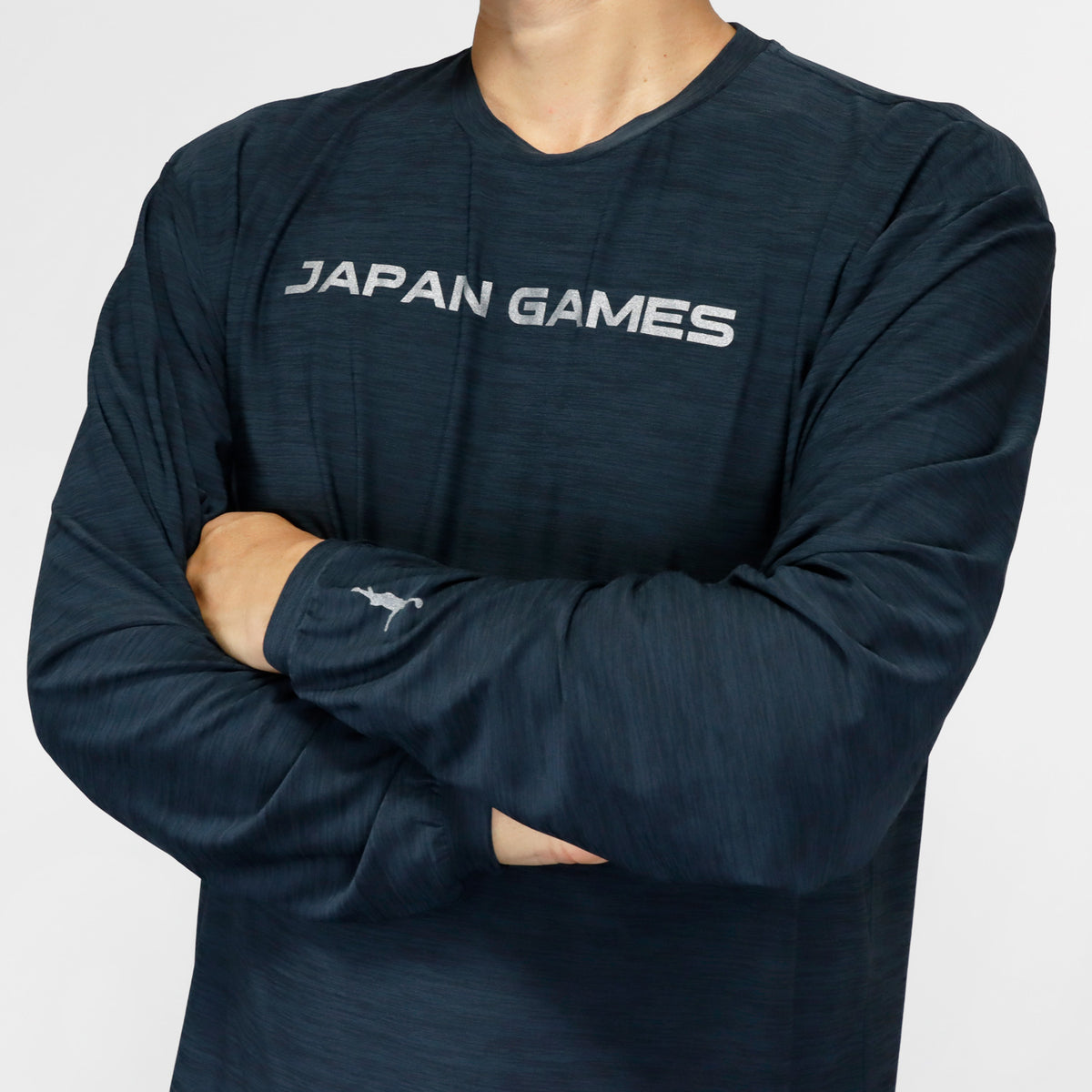 [国スポ 青森大会記念 2026 受注予約商品] インザペイント JAPAN GAMES AOMORI 2026 メランジ ロングスリーブシャツ  KT2607