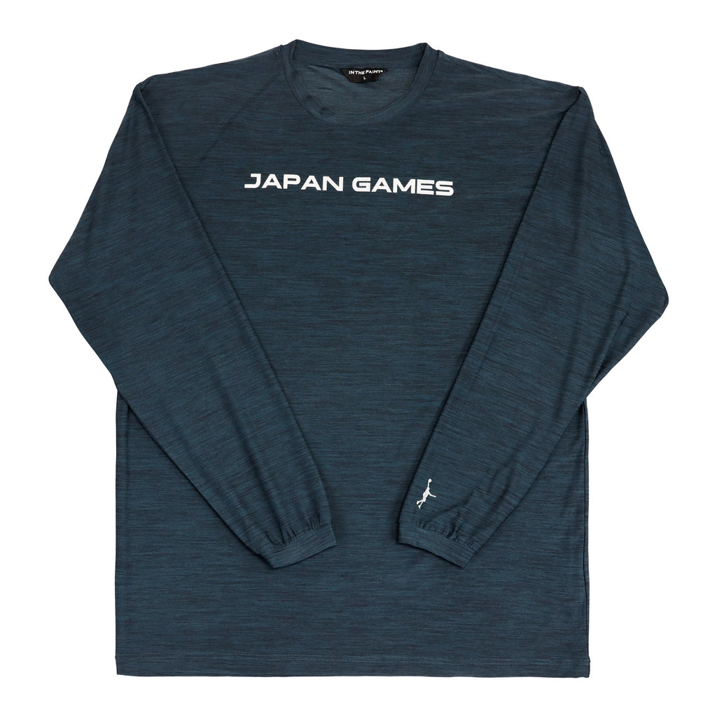 [国スポ 青森大会記念 2026 受注予約商品] インザペイント JAPAN GAMES AOMORI 2026 メランジ ロングスリーブシャツ  KT2607