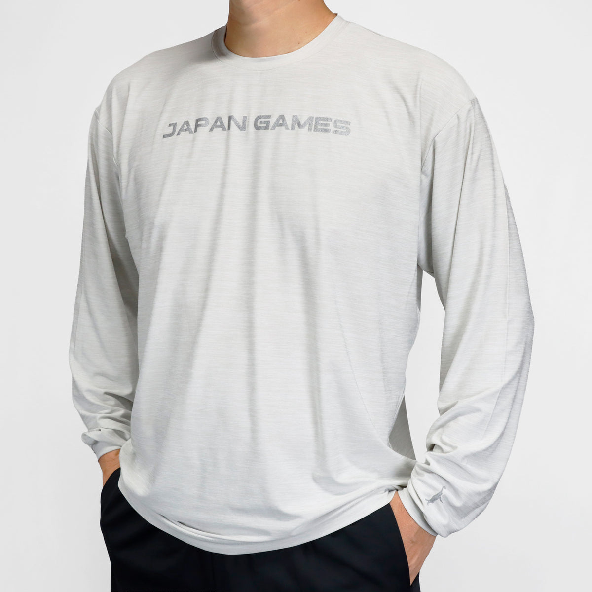 [国スポ 青森大会記念 2026 受注予約商品] インザペイント JAPAN GAMES AOMORI 2026 メランジ ロングスリーブシャツ  KT2607