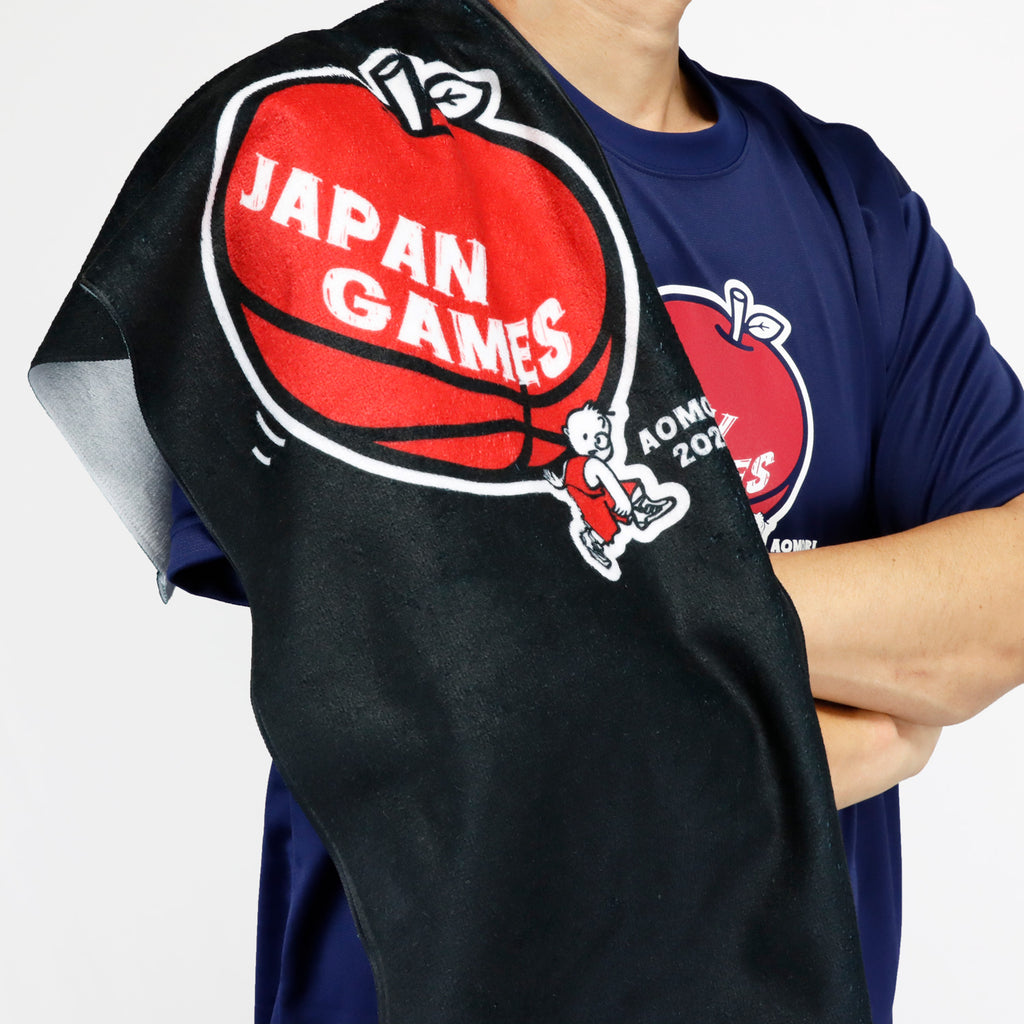 [国スポ 青森大会記念 2026 受注予約商品] ベンチウォーマー JAPAN GAMES AOMORI 2026 APPLE タオル  KT2614
