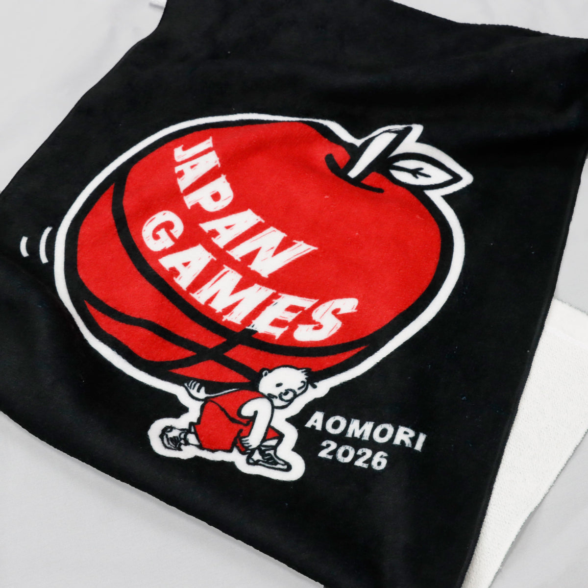 [国スポ 青森大会記念 2026 受注予約商品] ベンチウォーマー JAPAN GAMES AOMORI 2026 APPLE タオル  KT2614