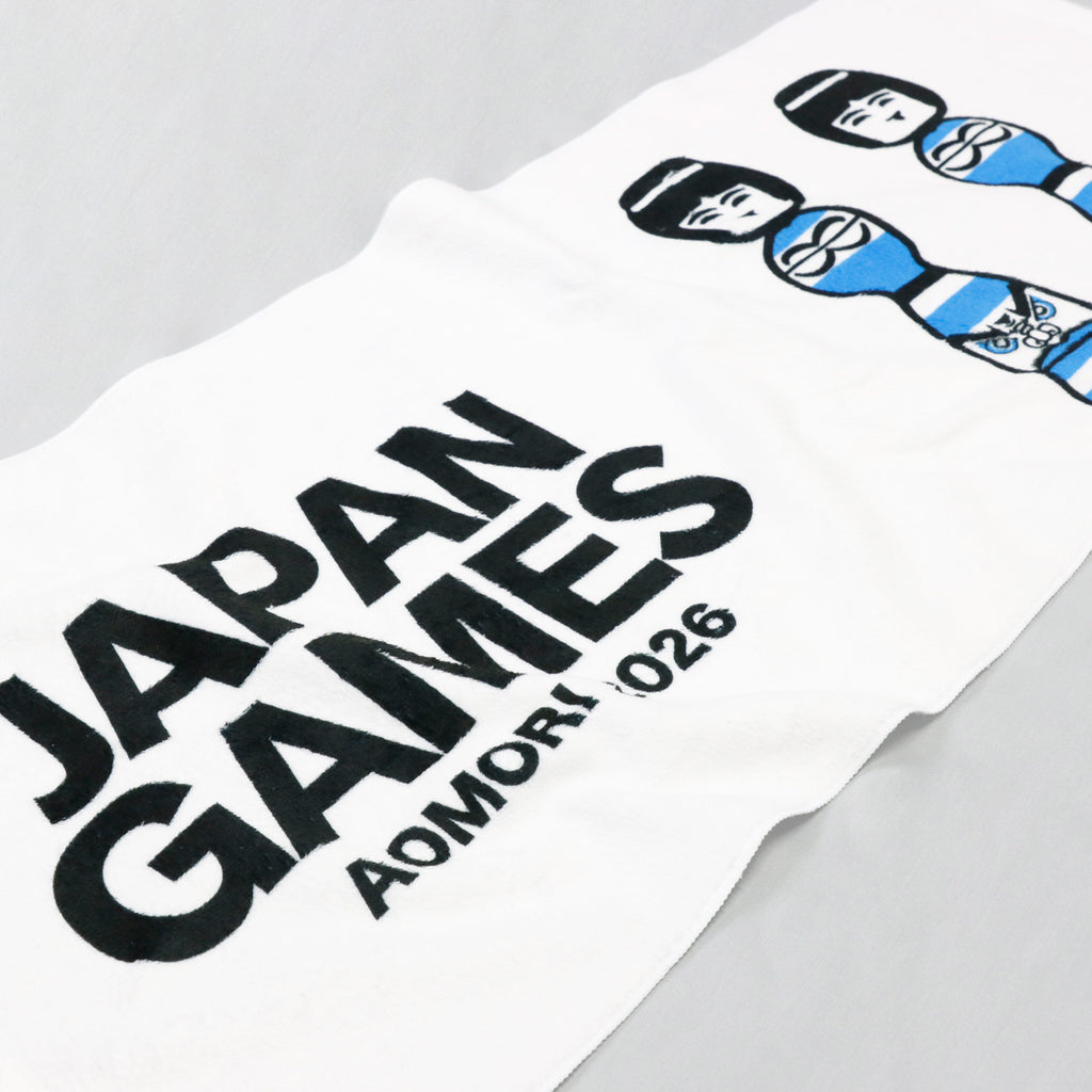 [国スポ 青森大会記念 2026 受注予約商品] ベンチウォーマー JAPAN GAMES AOMORI 2026 KOKESHI タオル  KT2616