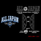 [2026 全日本社会人O-40/O-50バスケットボール選手権大会記念 受注予約商品] ベンチウォーマー 香川会場 名入れトーナメント Tシャツ  OA2603