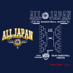 [2026 全日本社会人O-40/O-50バスケットボール選手権大会記念 受注予約商品] ベンチウォーマー 香川会場 名入れトーナメント ロングスリーブシャツ OA2604