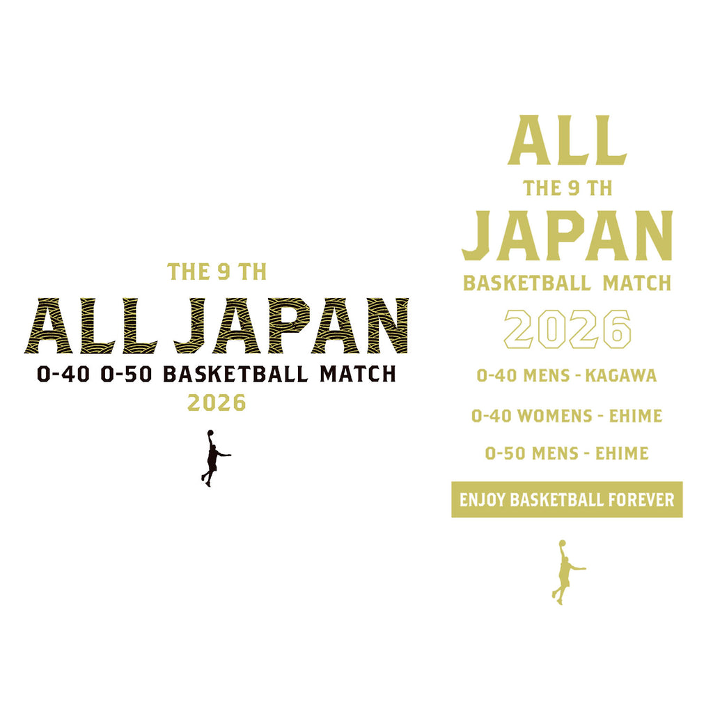 [2026 全日本社会人O-40/O-50バスケットボール選手権大会記念 受注予約商品] インザペイント ALL JAPAN O-40 O-50 KAGAWA EHIME Tシャツ  OA2605