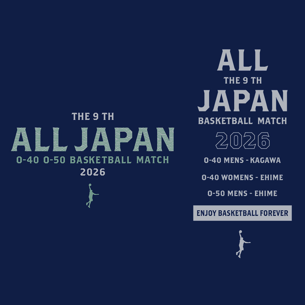[2026 全日本社会人O-40/O-50バスケットボール選手権大会記念 受注予約商品] インザペイント ALL JAPAN O-40 O-50 KAGAWA EHIME ロングスリーブシャツ  OA2606